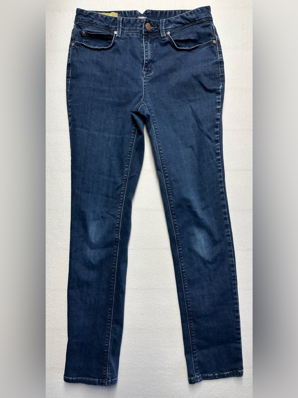 Tribal Jeans Women’s 6 • Mid Waist Skinny • Dark Wash Stretch Denim